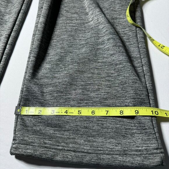 Adidas Sweatpants Mens Medium Climawarm Gray Athletic Logo Streetwear Fleece - Picture 11 of 14